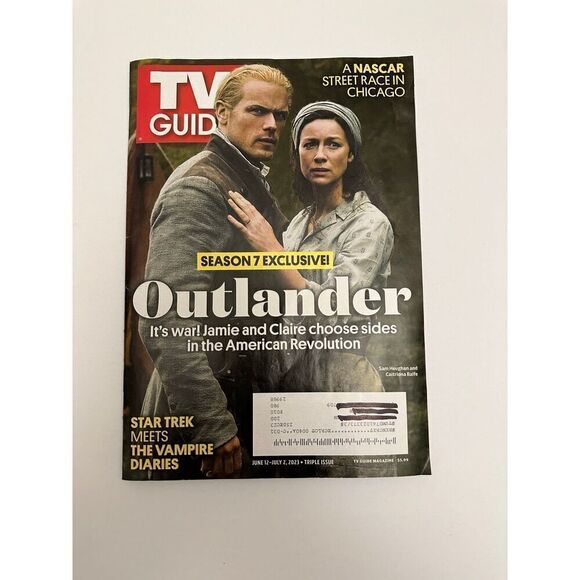 2023 OUTLANDER TV GUIDE Season 7 Exclusive JAMIE & CLAIRE June 2023 STAR TREK - Picture 1 of 1